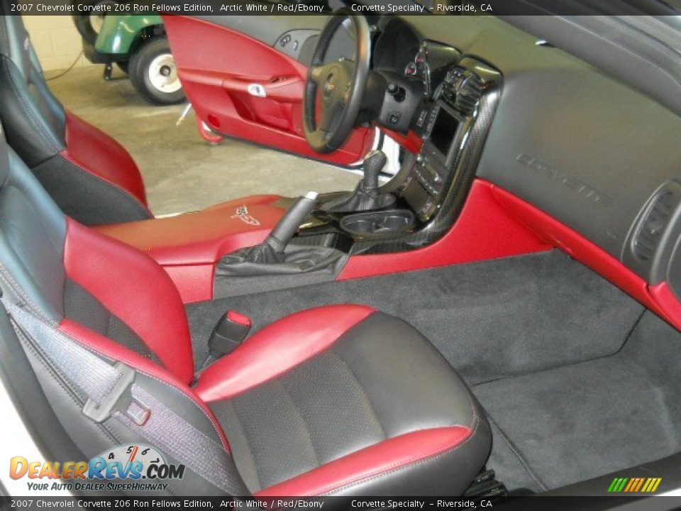 Red/Ebony Interior - 2007 Chevrolet Corvette Z06 Ron Fellows Edition Photo #18