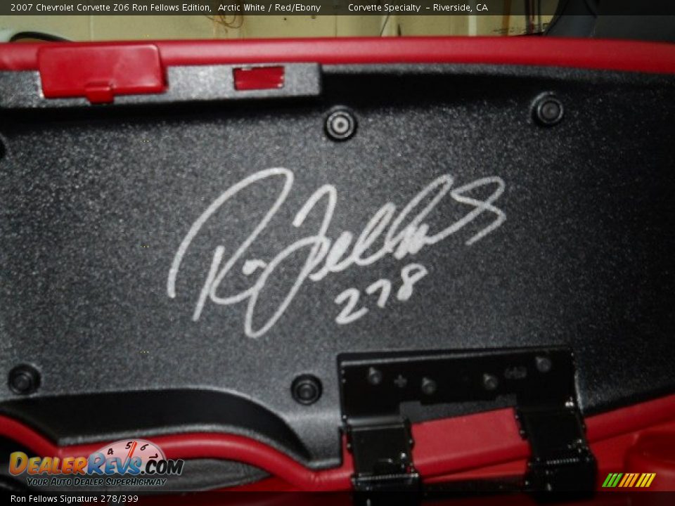 Ron Fellows Signature 278/399 - 2007 Chevrolet Corvette
