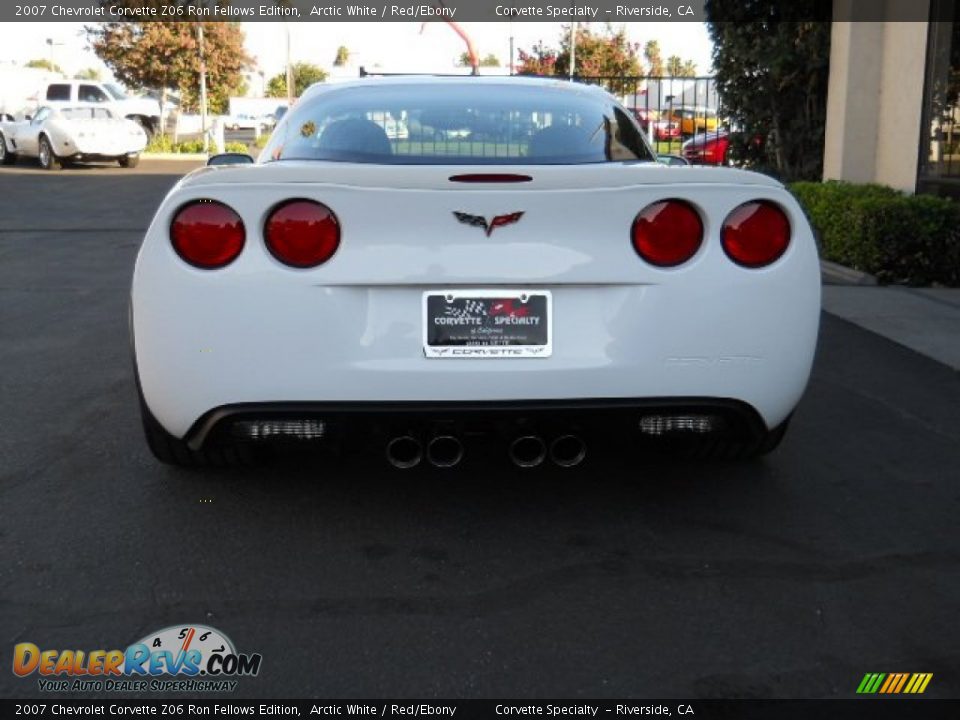 2007 Chevrolet Corvette Z06 Ron Fellows Edition Arctic White / Red/Ebony Photo #21