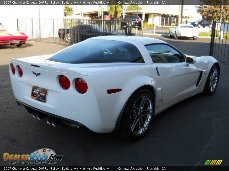 2007 Chevrolet Corvette Z06 Ron Fellows Edition Arctic White / Red/Ebony Photo #22