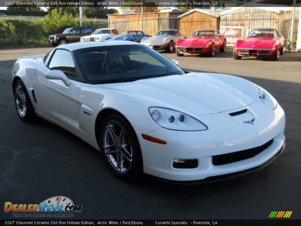 2007 Chevrolet Corvette Z06 Ron Fellows Edition Arctic White / Red/Ebony Photo #23