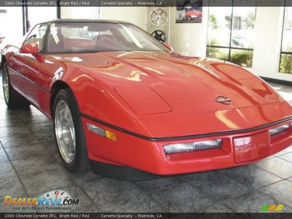 1990 Chevrolet Corvette ZR1 Bright Red / Red Photo #1