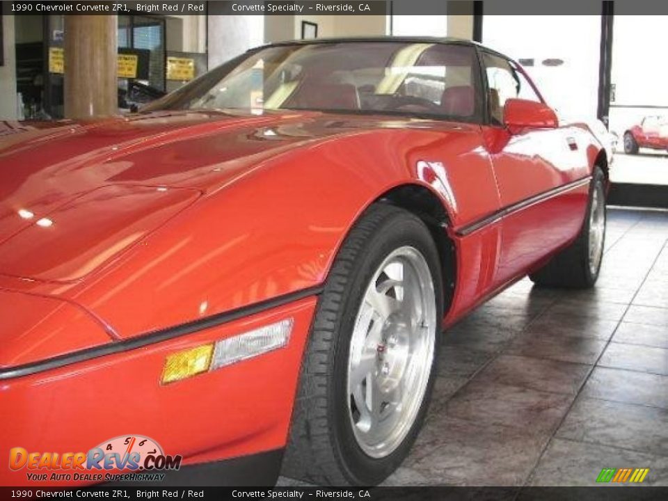 1990 Chevrolet Corvette ZR1 Bright Red / Red Photo #2