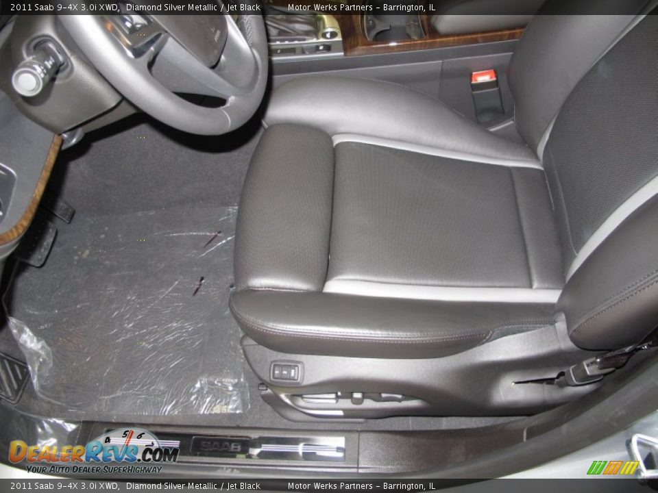2011 Saab 9-4X 3.0i XWD Diamond Silver Metallic / Jet Black Photo #8