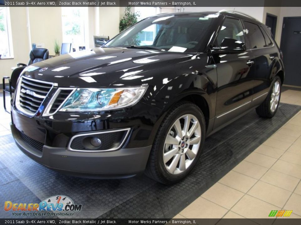 2011 Saab 9-4X Aero XWD Zodiac Black Metallic / Jet Black Photo #1