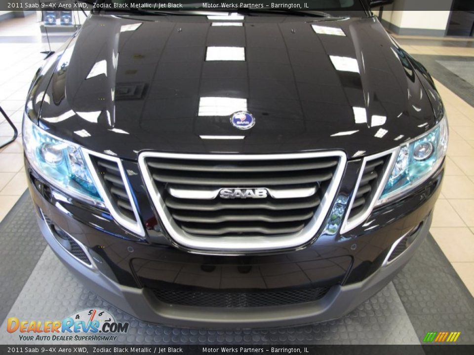 2011 Saab 9-4X Aero XWD Zodiac Black Metallic / Jet Black Photo #2