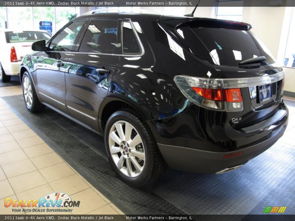 2011 Saab 9-4X Aero XWD Zodiac Black Metallic / Jet Black Photo #4