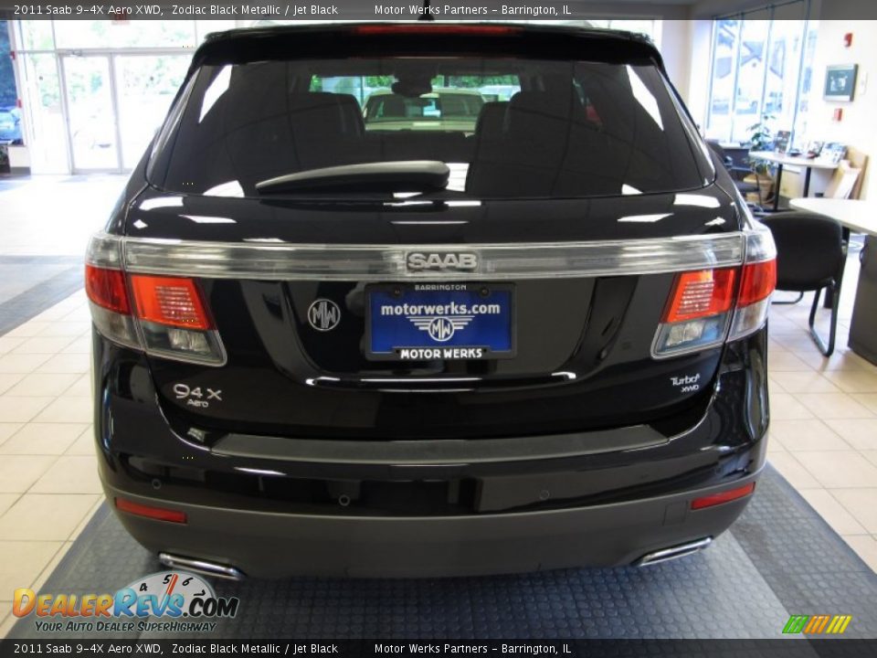 2011 Saab 9-4X Aero XWD Zodiac Black Metallic / Jet Black Photo #5