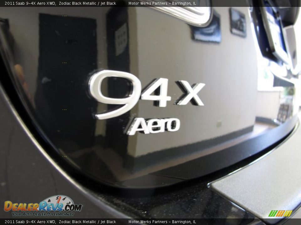 2011 Saab 9-4X Aero XWD Zodiac Black Metallic / Jet Black Photo #8