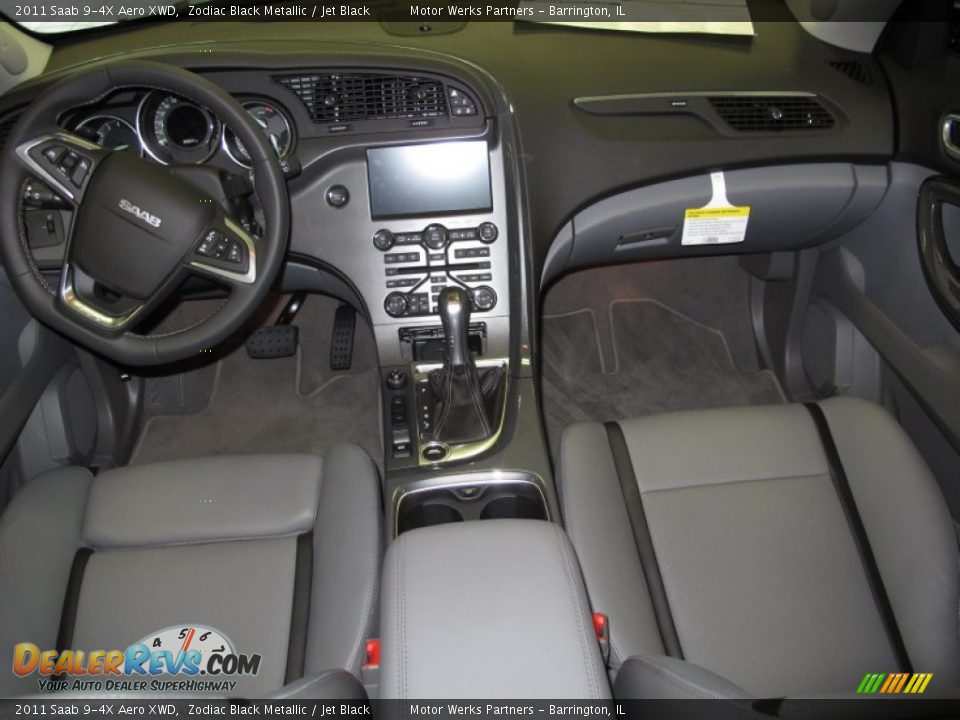 2011 Saab 9-4X Aero XWD Zodiac Black Metallic / Jet Black Photo #12