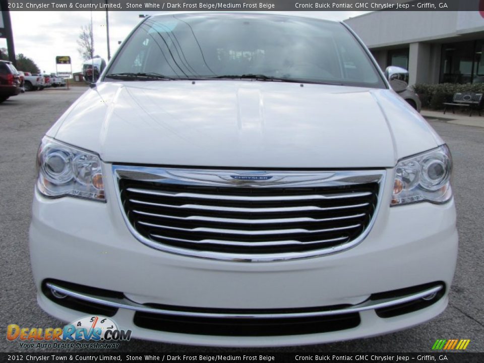 2012 Chrysler Town & Country Limited Stone White / Dark Frost Beige/Medium Frost Beige Photo #2