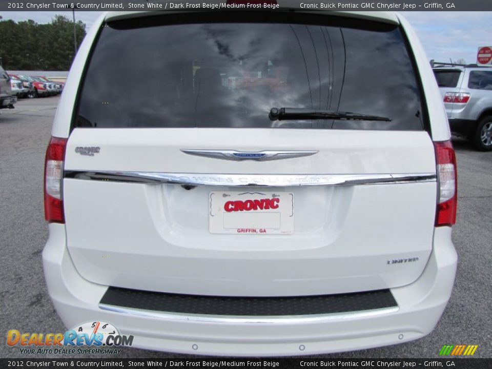 2012 Chrysler Town & Country Limited Stone White / Dark Frost Beige/Medium Frost Beige Photo #6