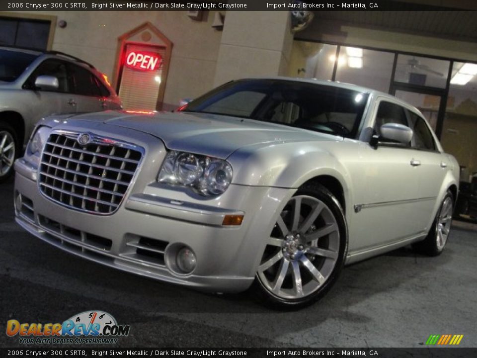 2006 Chrysler 300 C SRT8 Bright Silver Metallic / Dark Slate Gray/Light Graystone Photo #1