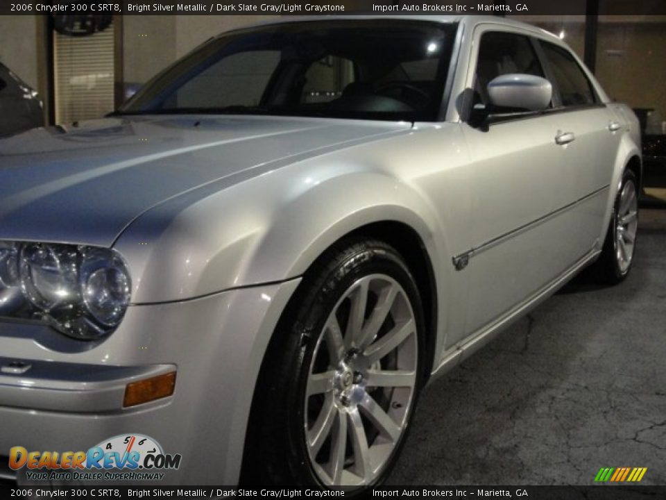 2006 Chrysler 300 C SRT8 Bright Silver Metallic / Dark Slate Gray/Light Graystone Photo #6