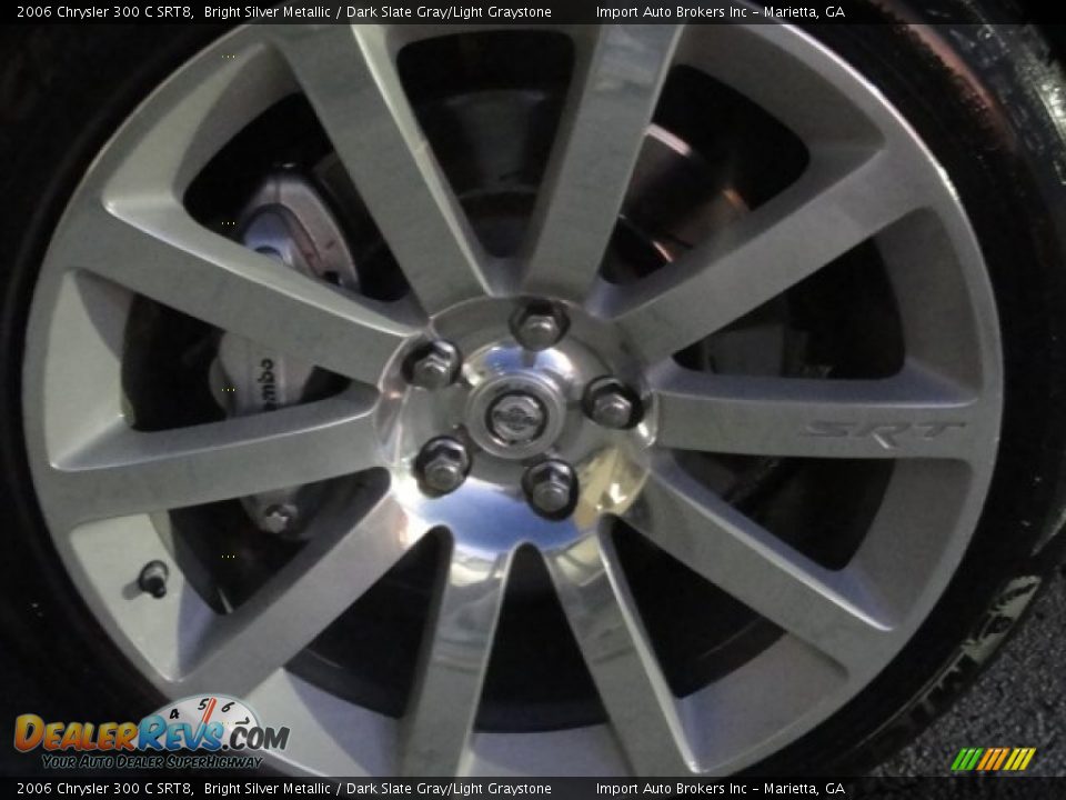 2006 Chrysler 300 C SRT8 Bright Silver Metallic / Dark Slate Gray/Light Graystone Photo #11