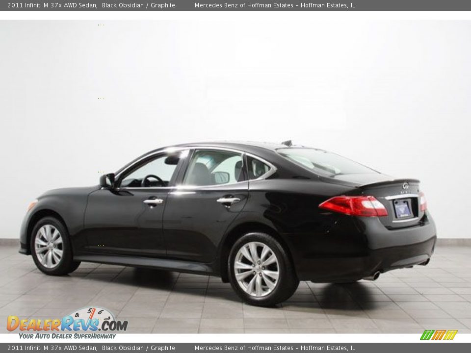 2011 Infiniti M 37x AWD Sedan Black Obsidian / Graphite Photo #5