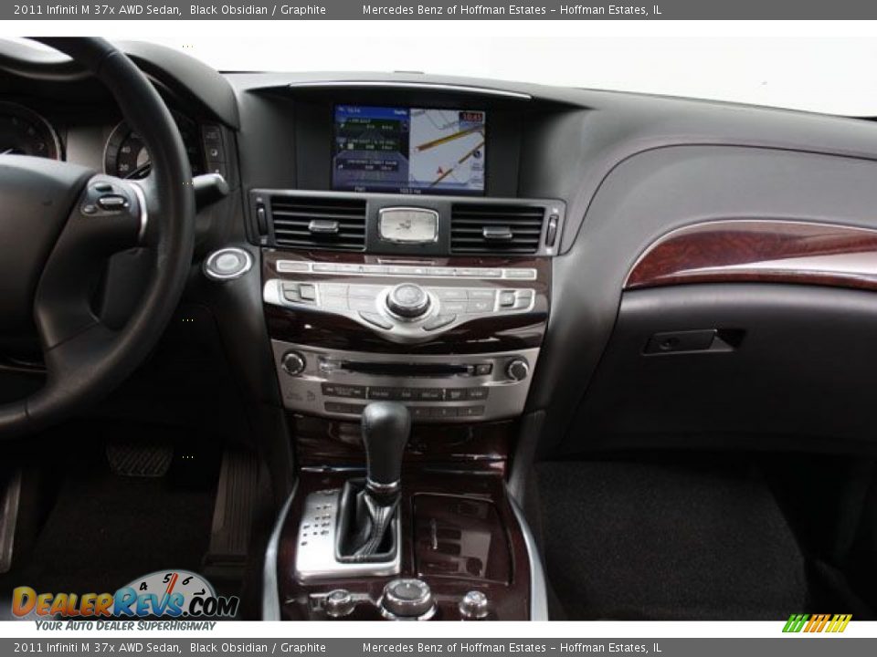 2011 Infiniti M 37x AWD Sedan Black Obsidian / Graphite Photo #9