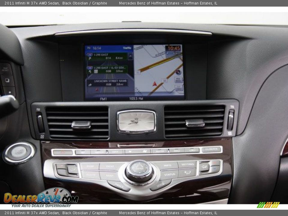 2011 Infiniti M 37x AWD Sedan Black Obsidian / Graphite Photo #10
