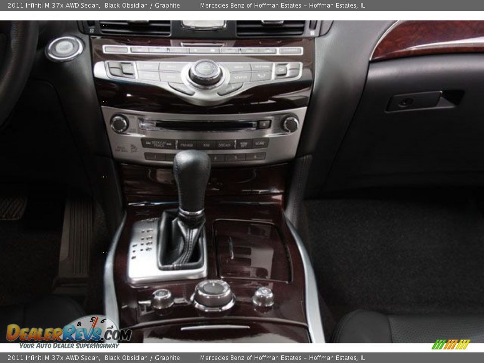 2011 Infiniti M 37x AWD Sedan Black Obsidian / Graphite Photo #11
