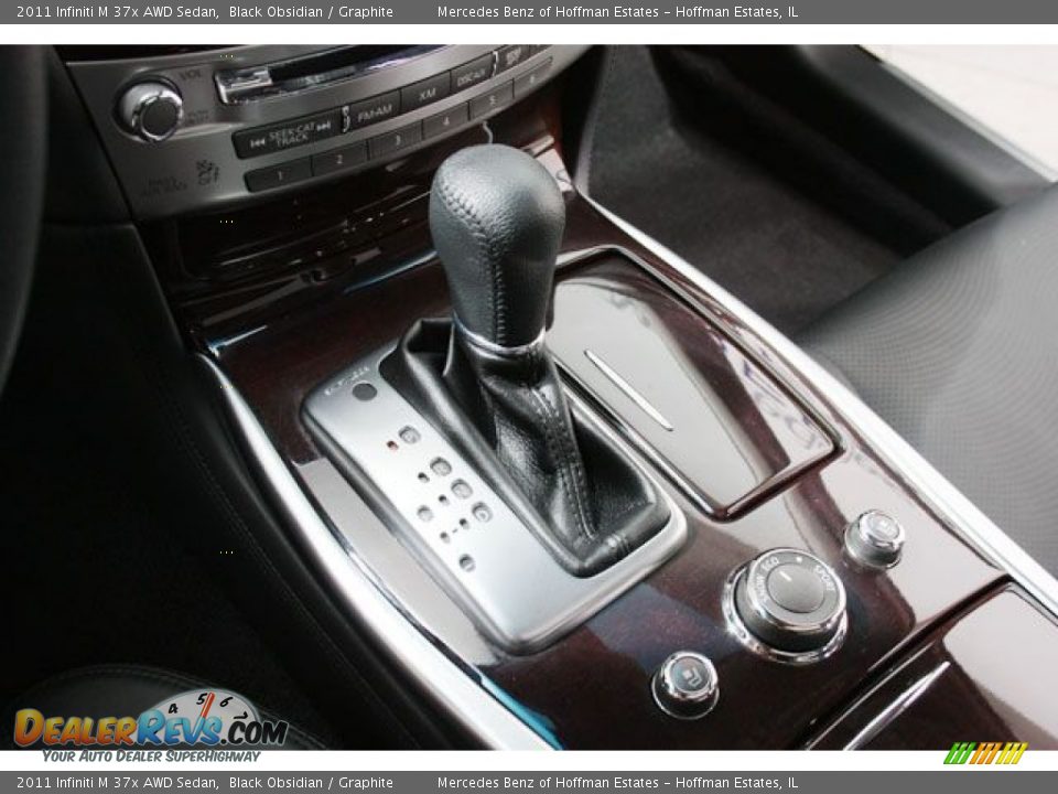 2011 Infiniti M 37x AWD Sedan Black Obsidian / Graphite Photo #12