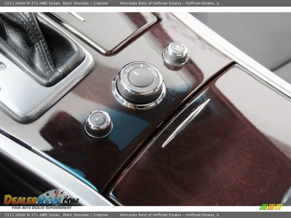 2011 Infiniti M 37x AWD Sedan Black Obsidian / Graphite Photo #13