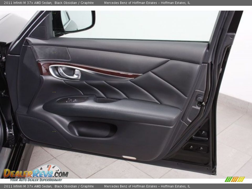 2011 Infiniti M 37x AWD Sedan Black Obsidian / Graphite Photo #14