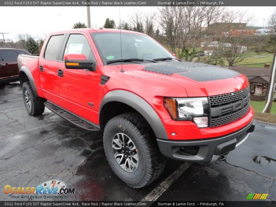 Front 3/4 View of 2012 Ford F150 SVT Raptor SuperCrew 4x4 Photo #1