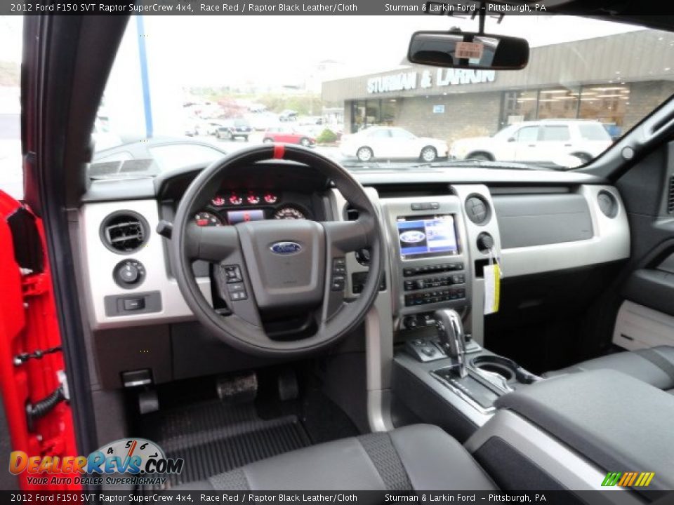 Dashboard of 2012 Ford F150 SVT Raptor SuperCrew 4x4 Photo #10