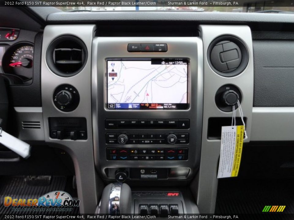 Controls of 2012 Ford F150 SVT Raptor SuperCrew 4x4 Photo #13