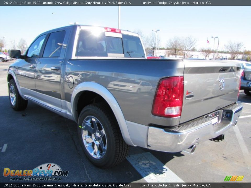 2012 Dodge Ram 1500 Laramie Crew Cab Mineral Gray Metallic / Dark Slate Gray Photo #2