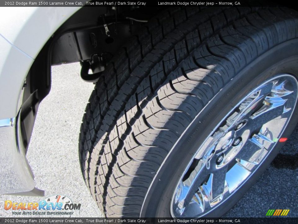 2012 Dodge Ram 1500 Laramie Crew Cab True Blue Pearl / Dark Slate Gray Photo #12