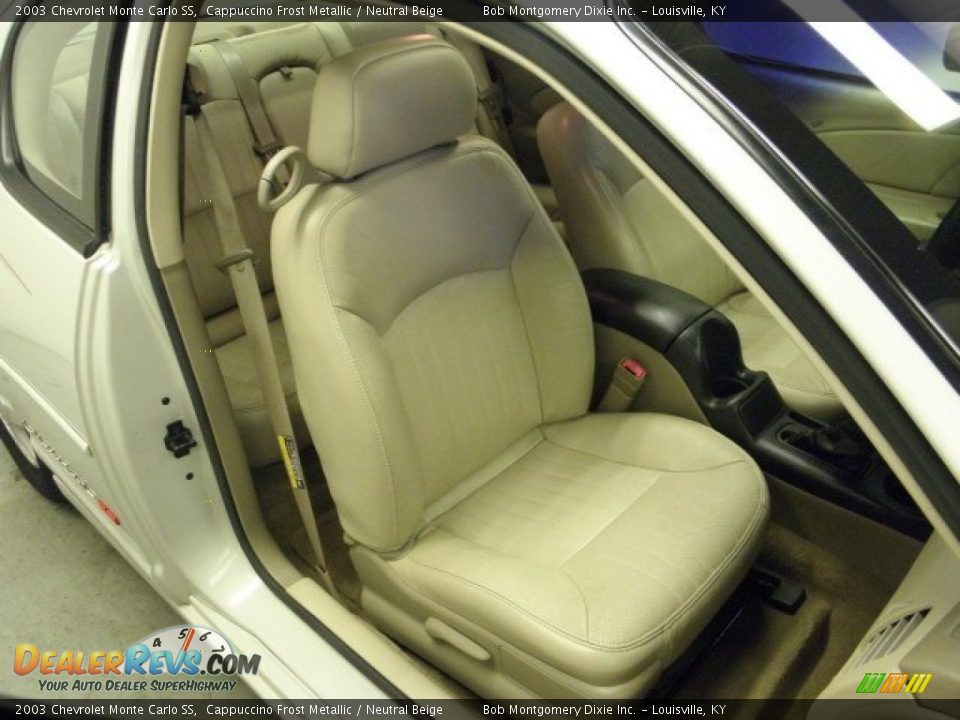 Neutral Beige Interior - 2003 Chevrolet Monte Carlo SS Photo #8