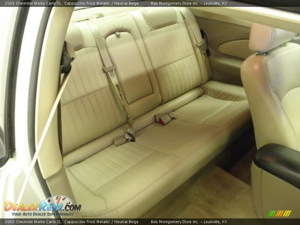 Neutral Beige Interior - 2003 Chevrolet Monte Carlo SS Photo #9