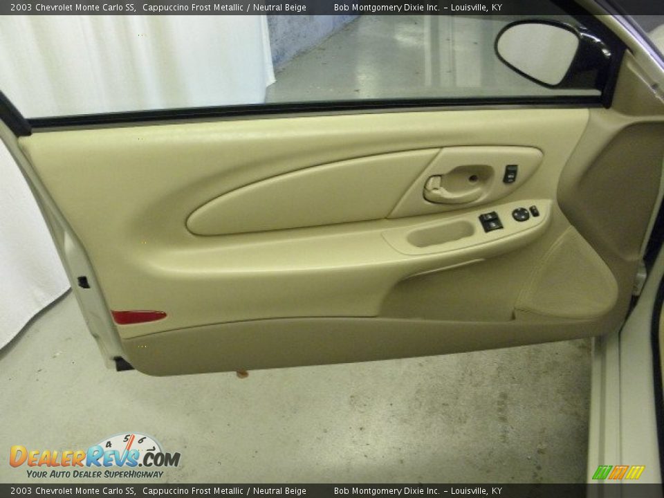 2003 Chevrolet Monte Carlo SS Cappuccino Frost Metallic / Neutral Beige Photo #14