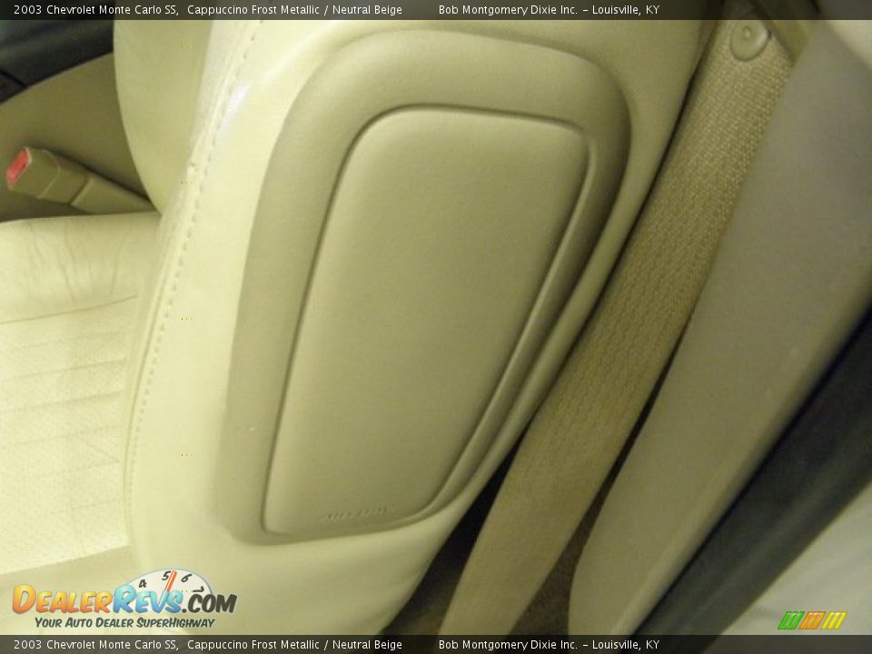 2003 Chevrolet Monte Carlo SS Cappuccino Frost Metallic / Neutral Beige Photo #16