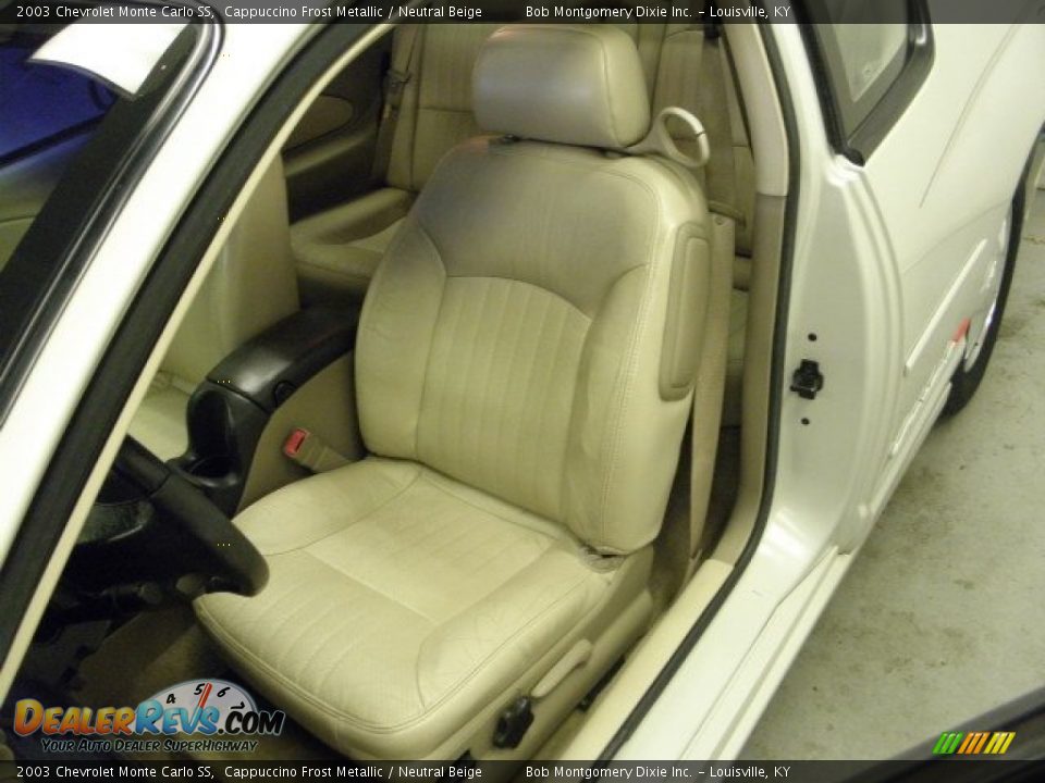 2003 Chevrolet Monte Carlo SS Cappuccino Frost Metallic / Neutral Beige Photo #18