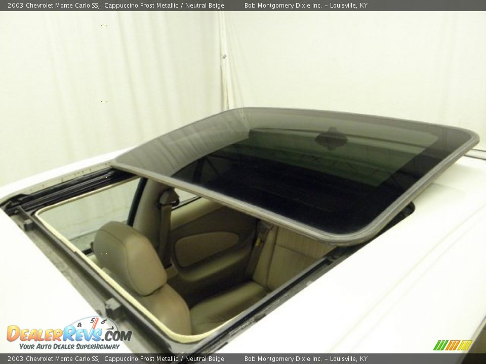 Sunroof of 2003 Chevrolet Monte Carlo SS Photo #19