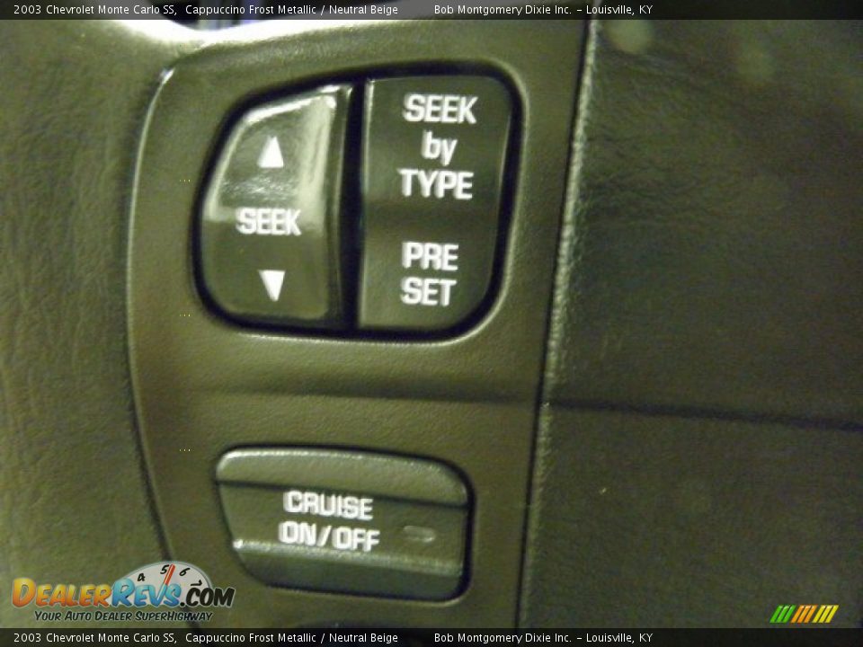 2003 Chevrolet Monte Carlo SS Cappuccino Frost Metallic / Neutral Beige Photo #21