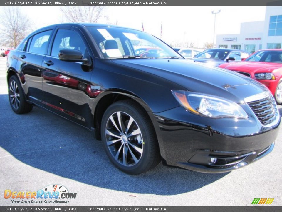 2012 Chrysler 200 S Sedan Black / Black Photo #4