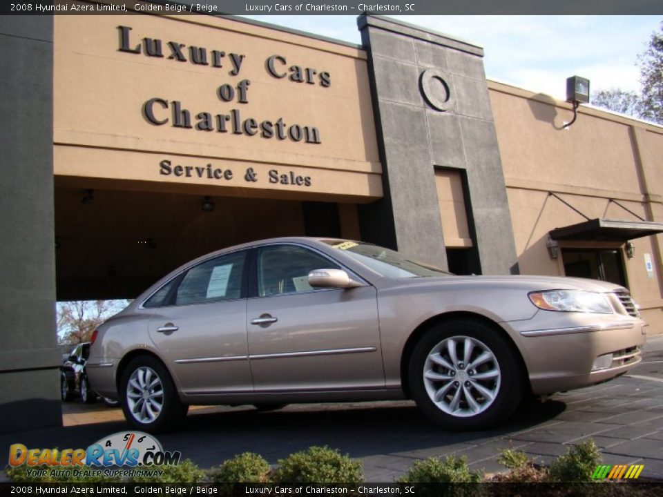 2008 Hyundai Azera Limited Golden Beige / Beige Photo #10