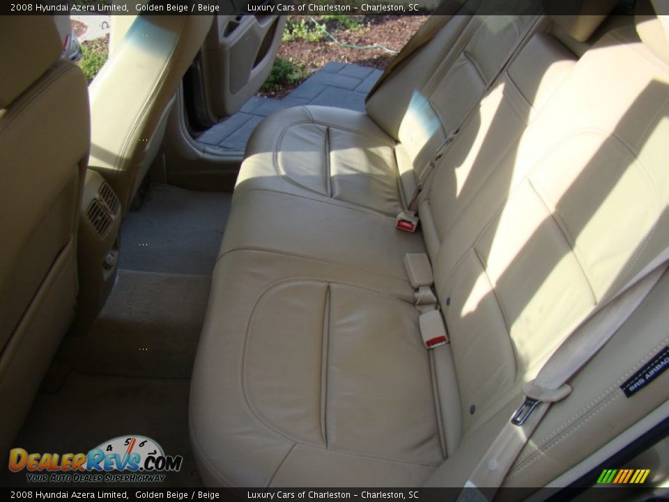 2008 Hyundai Azera Limited Golden Beige / Beige Photo #16