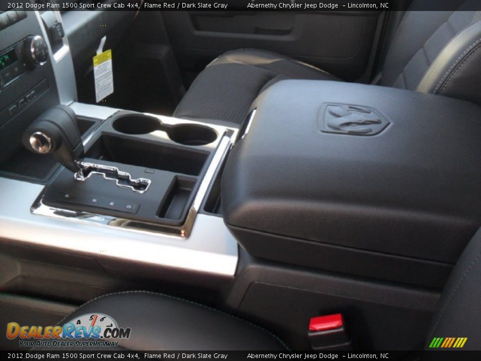 2012 Dodge Ram 1500 Sport Crew Cab 4x4 Flame Red / Dark Slate Gray Photo #8