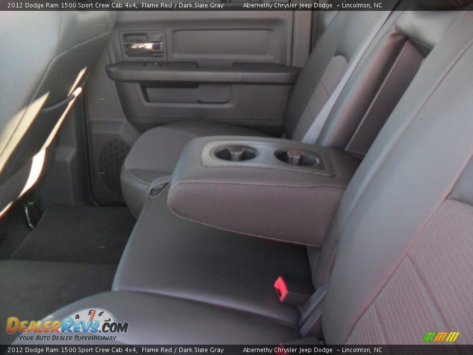 2012 Dodge Ram 1500 Sport Crew Cab 4x4 Flame Red / Dark Slate Gray Photo #14