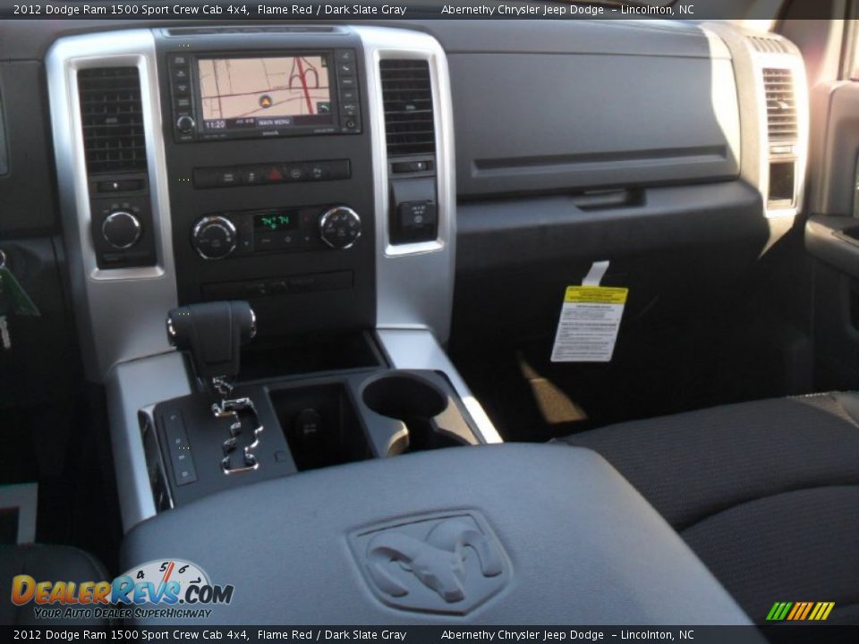 2012 Dodge Ram 1500 Sport Crew Cab 4x4 Flame Red / Dark Slate Gray Photo #16