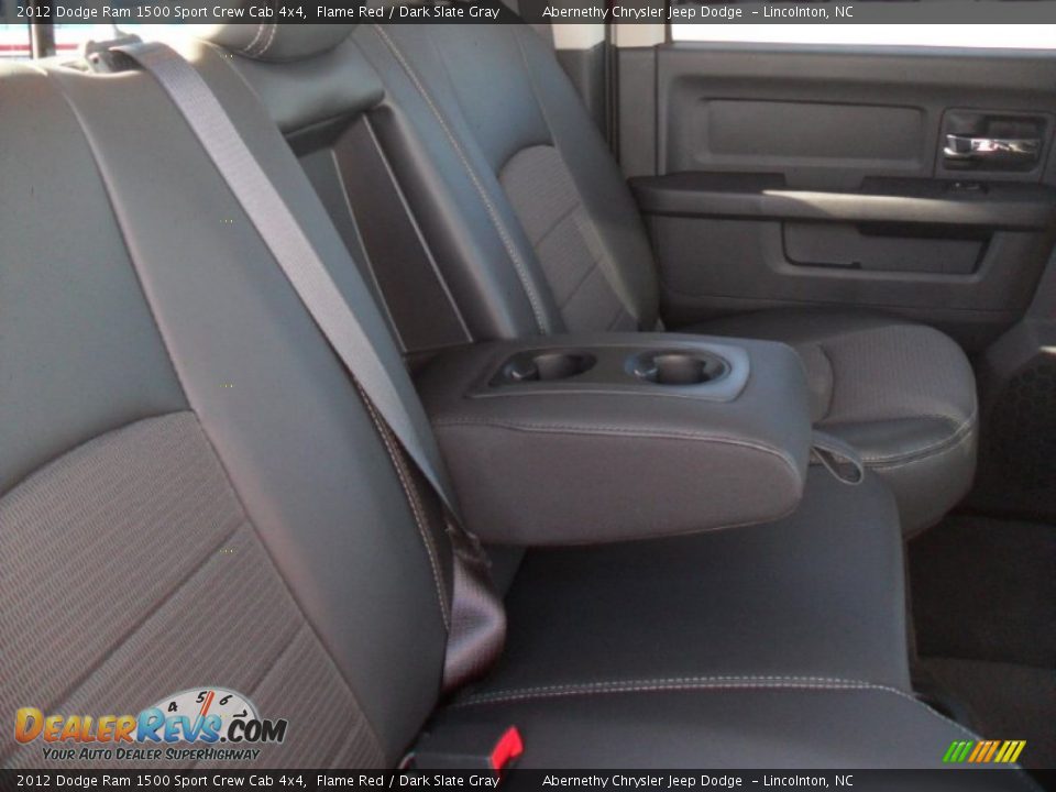 2012 Dodge Ram 1500 Sport Crew Cab 4x4 Flame Red / Dark Slate Gray Photo #18