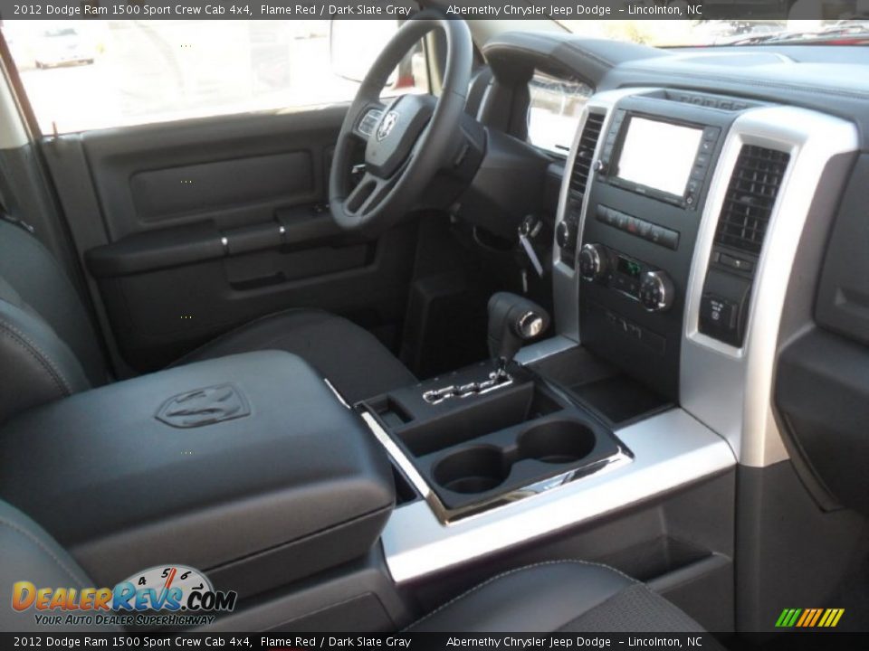 2012 Dodge Ram 1500 Sport Crew Cab 4x4 Flame Red / Dark Slate Gray Photo #20