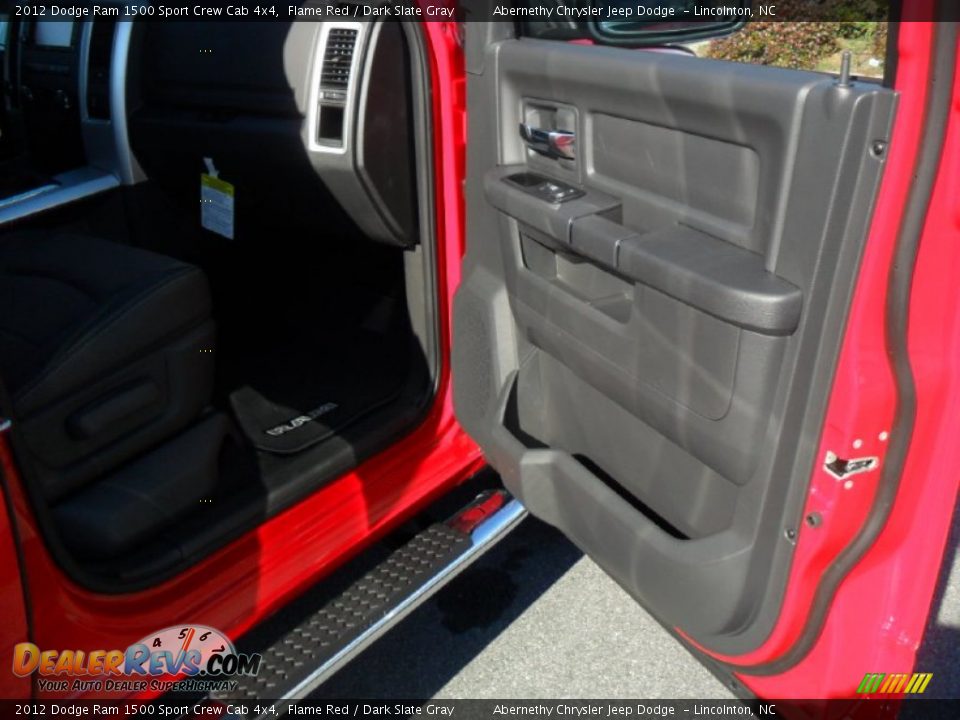 2012 Dodge Ram 1500 Sport Crew Cab 4x4 Flame Red / Dark Slate Gray Photo #21