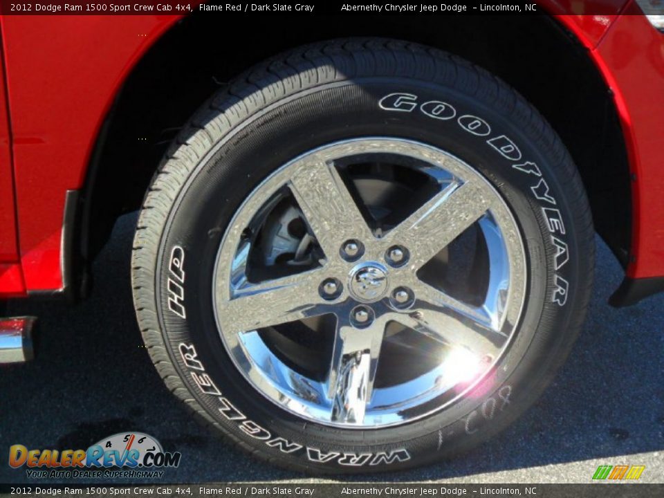 2012 Dodge Ram 1500 Sport Crew Cab 4x4 Flame Red / Dark Slate Gray Photo #23