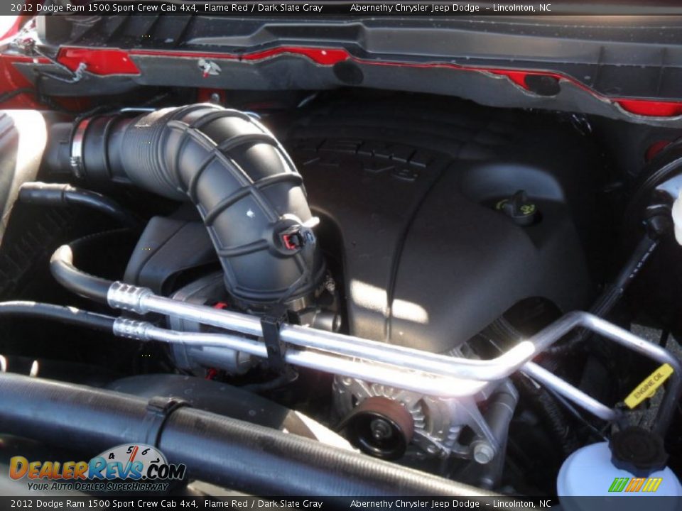 2012 Dodge Ram 1500 Sport Crew Cab 4x4 Flame Red / Dark Slate Gray Photo #24