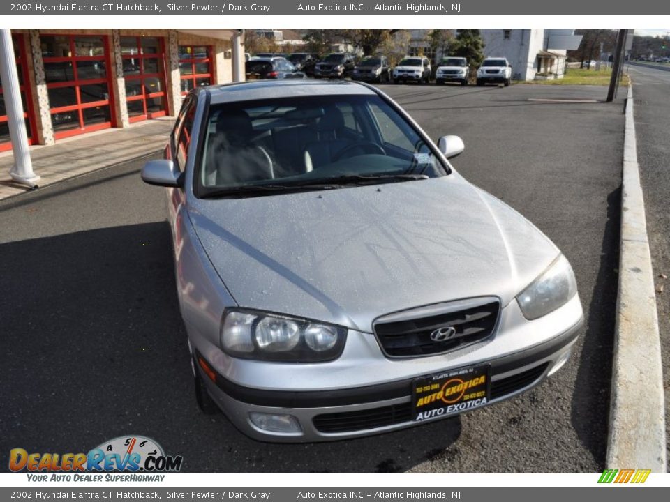 2002 Hyundai Elantra GT Hatchback Silver Pewter / Dark Gray Photo #4